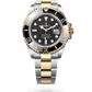 Classic Luxury Big Large Face Waterproof Watches for Men, Analog Two Tone Stainless Steel Men Wrist Watch with Date Relojes De Hombre